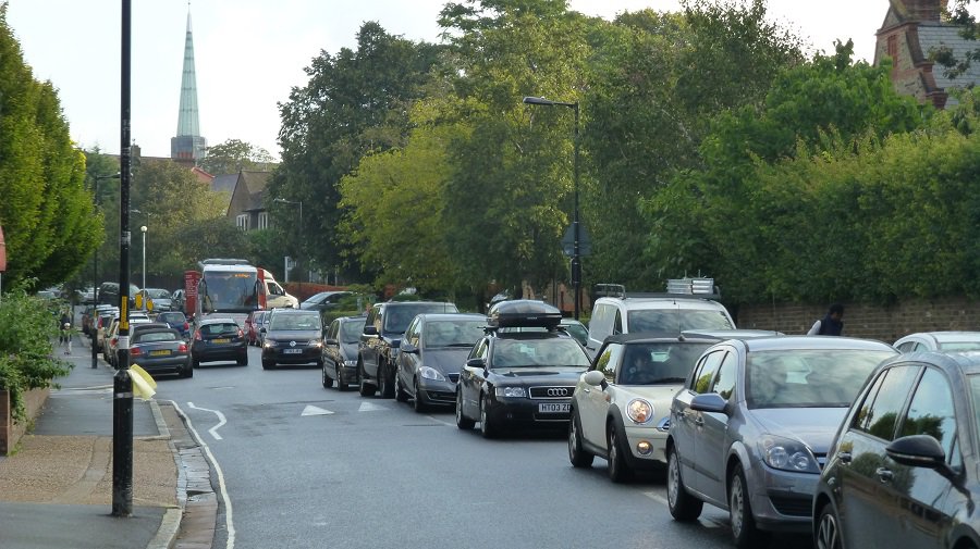 Cars in Dulwich Village