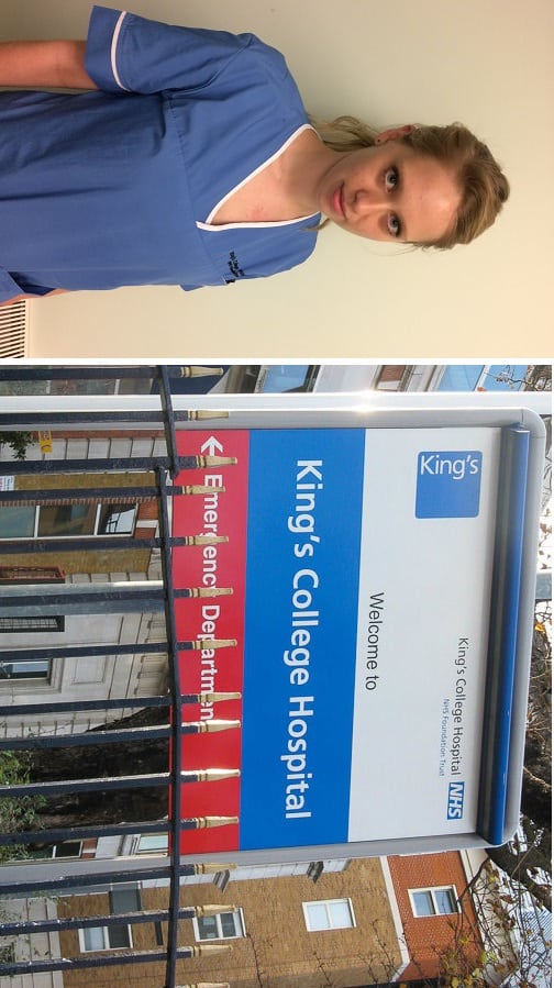 Richenda Browne, King's College Hospital nurse