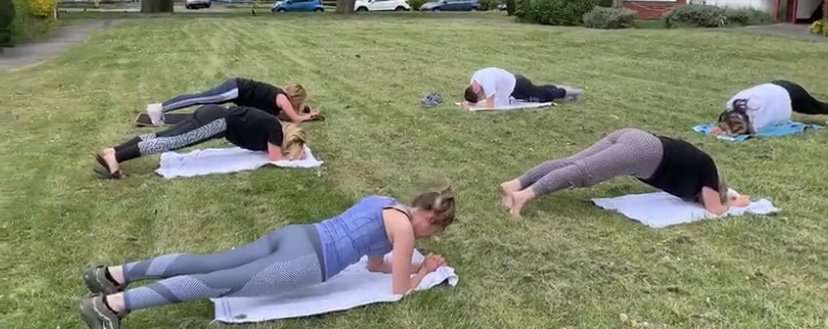 Shane Williams' outdoor class in Camberwell