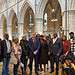 MP Neil Coyle with Jimi's family at the service