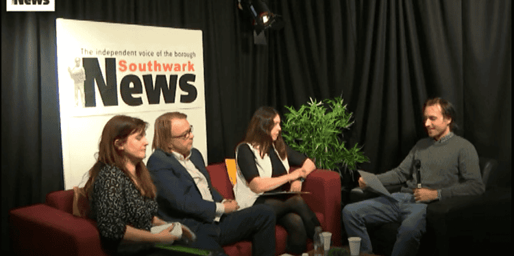 The Green Party' Clare Wood, Lib Dems' Graham Neale and Labour's Alice Macdonald