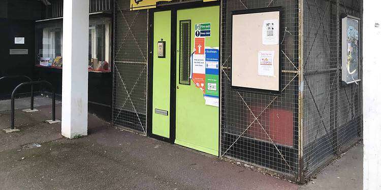 The ground floor entrance to the Brandon Youth Centre.