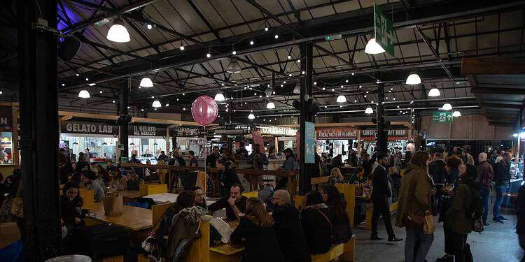 Inside Mercato Metropolitano