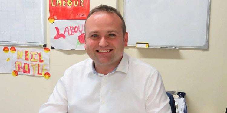 Neil Coyle MP in his Jamaica Road office