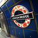 Special poppy appeal roundel at London Bridge.