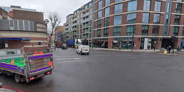 The junction at Union Street outside Borough station