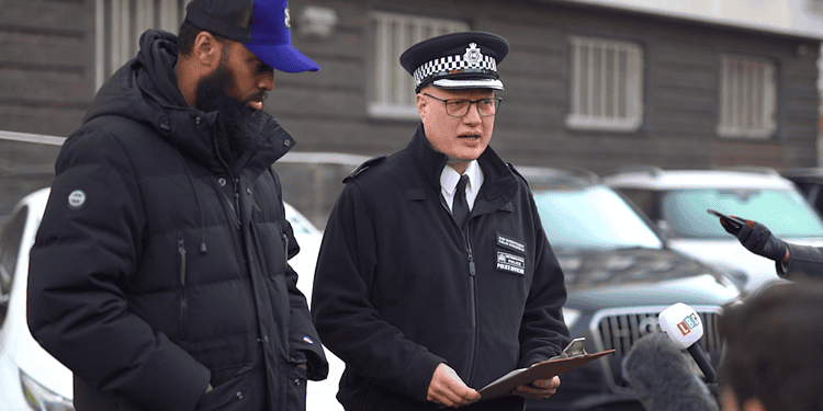 Colin Wingrove outside Brixton Police Station. Credit: Met Police