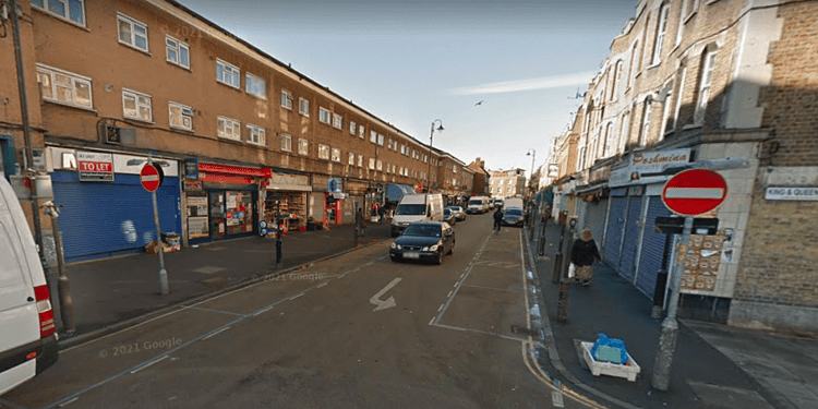 East Street, Walworth, where Mariama was last sighted.