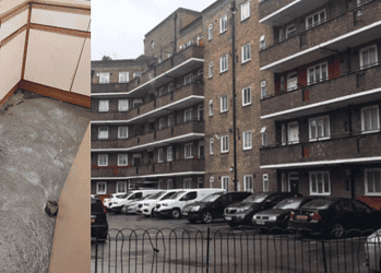 Inside the woman's flat/ Tabard Gardens Estate