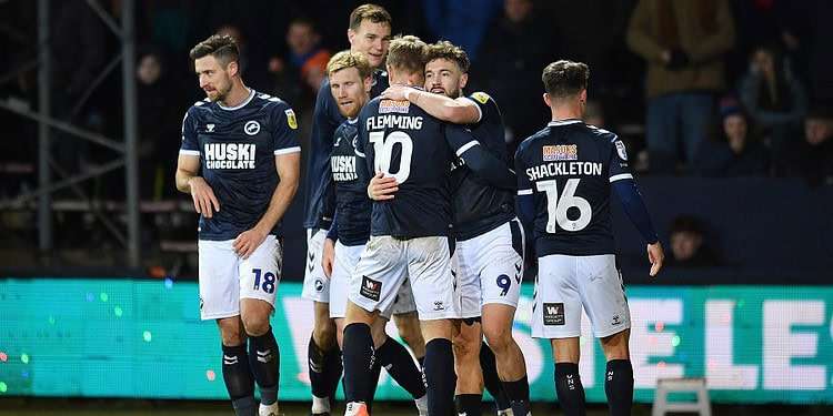 Zian Flemming and Tom Bradshaw. Photo: Millwall FC