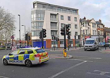 Locals say they want to see more police on the streets in Thornton Heath. 
Photo by: Grahame Larter. (BBC)