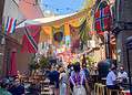 Maltby Street Market in the sun