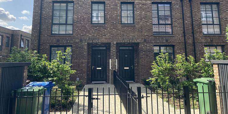 New council homes on Welsford Street in Bermondsey finished in 2021. 
Photo by: Robert Firth