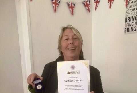 Kathy Heather, from Bermondsey will be attending the Coronation Concert at Windsor Castle.