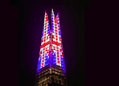 The Shard's union flag display. Image: The Shard