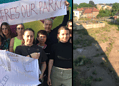 Angry residents on Pomeroy Street pictured alongside Hatcham Gardens post-construction