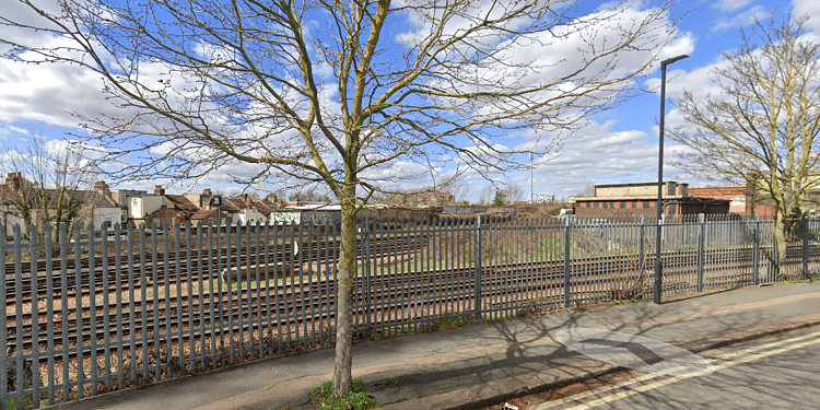 Train tracks in the vicinity of Estreham Road. Image: Google