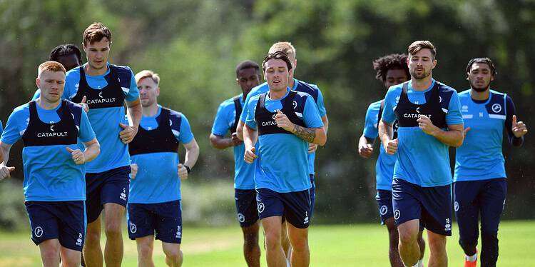 The Millwall squad are well into their pre-season preparations. Image: Millwall FC