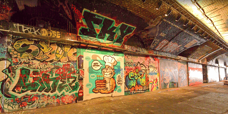 A section of Leake Street