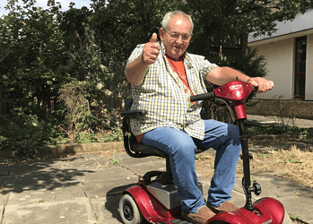 Patrick Cronin is chuffed to bits with his new set of wheels