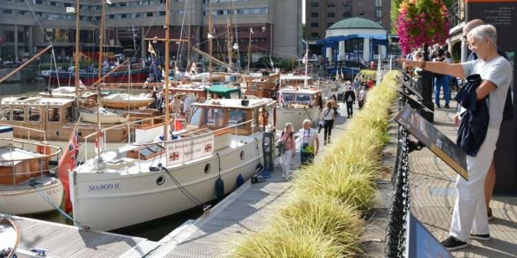 The Classic Boat Festival Returns to St Katharine Docks this September. Credit: The Classic Boat Festival