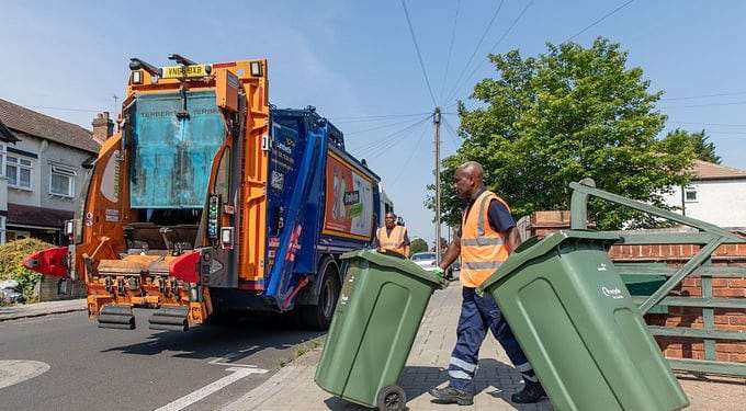 Bin Collection from @Lambeth-council