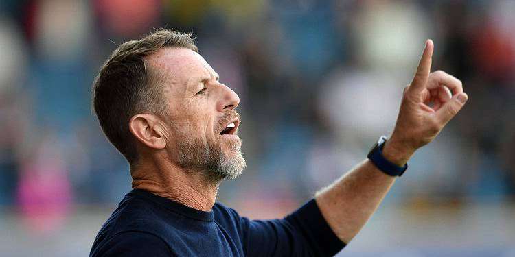 Gary Rowett made four changes to the team due to injuries. Image: Millwall FC