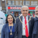 BID Manager Russell Dryden (far left) pictured with former Southwark Mayor Sunil Chopra is among the traders who say they've benefited from the BID. Credit Bermondsey BID