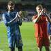 Bartosz Bialkowski applauds the away fans at Plymouth. Photo: Millwall FC