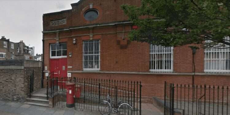 The East Dulwich sorting office on Silvester Road closed in 2018.