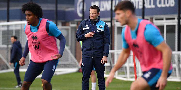 Joe Edwards was appointed Millwall head coach earlier this month. Image: Millwall FC