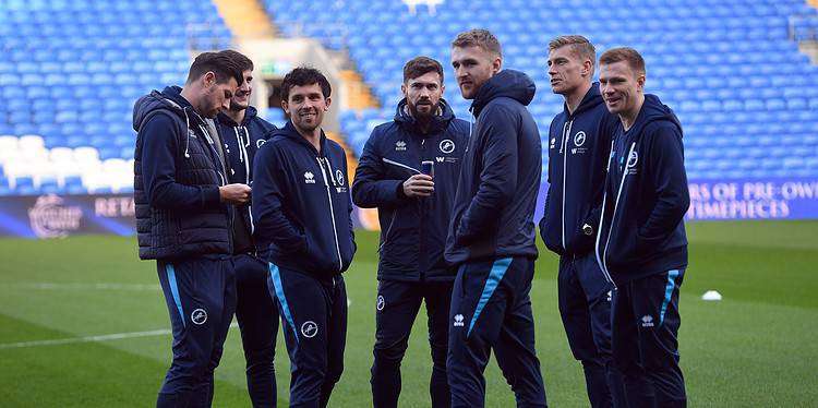 The Millwall squad left Wales disappointed after losing a poor game. Image: Millwall FC