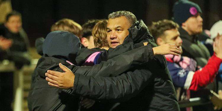 Dulwich Hamlet manager Hakan Hayrettin. Photo: Rob Avis