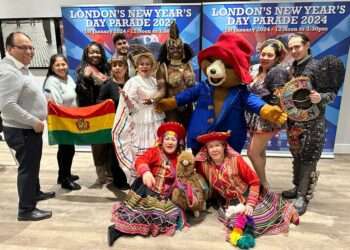 Some of the performers for the new year's parade.