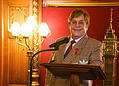 Sir Elton John spoke at Speaker's House last month. Photo Credit- Dave Benett