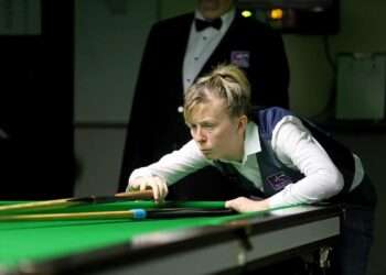 Connie Stephens at the tournament in Belgium. Credit: Matt Huart