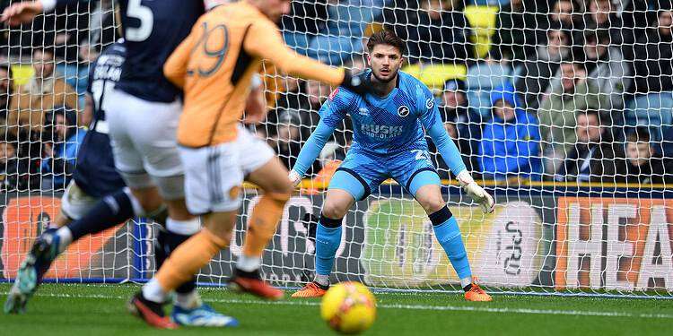 There was plenty of action at both ends of the pitch between Millwall and Leicester. Image: Millwall FC