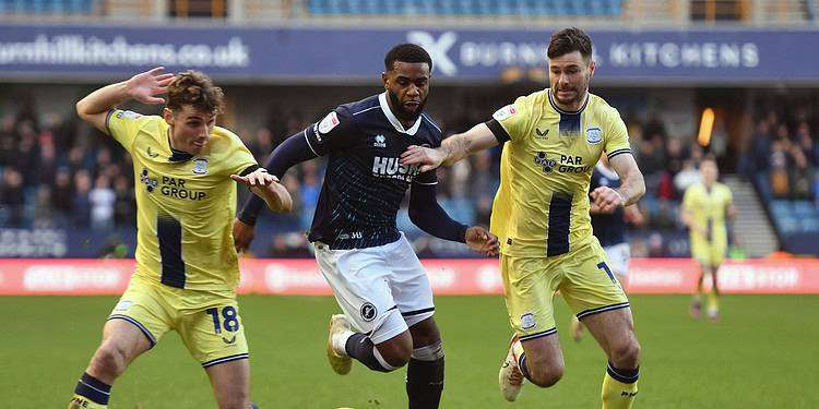 January loan signing Japhet Tanganga made his full debut against Preston. Image: Millwall FC