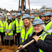 Residents and Southwark councillors gathered for the groundbreaking ceremony last week