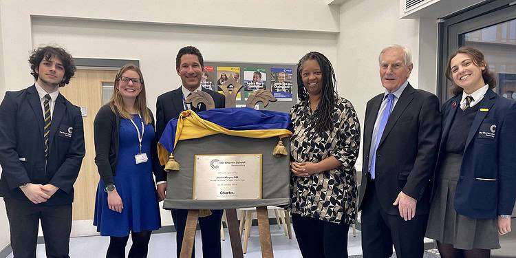 Sonita Alleyne OBE (right centre) was among those present for the official opening. Credit: The Charter School Bermondsey