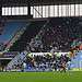 Travelling fans watched their side unravel in the second half at Coventry yesterday. Image: Millwall FC