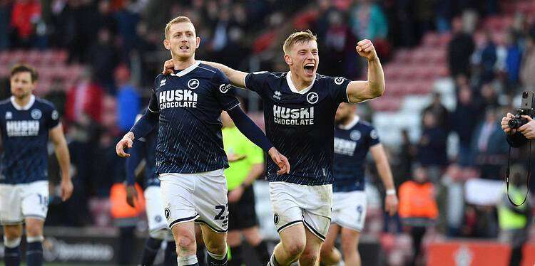 George Saville and Zian Flemming. Photo: Millwall FC