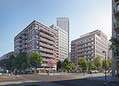 Greystar's Bermondsey scheme seen from street level. Credit: Greystar