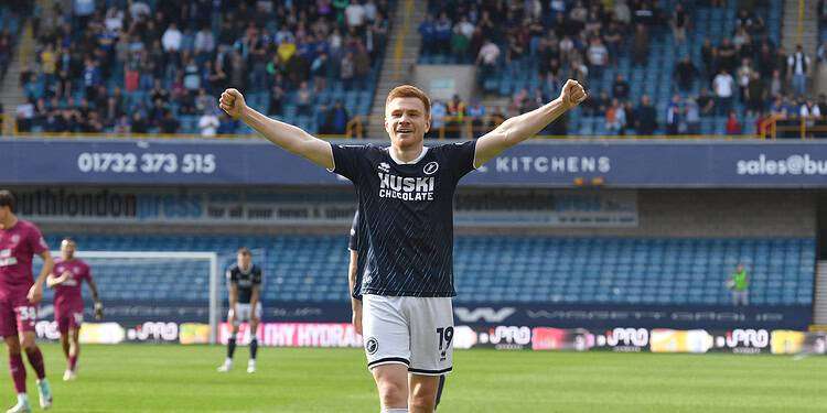 Duncan Watmore got the final goal of the day. Image: Millwall FC