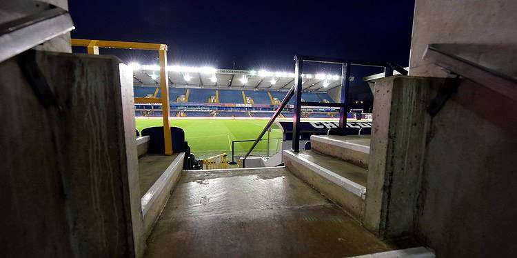 Millwall will play under the lights at The Den tomorrow. Image: Millwall FC