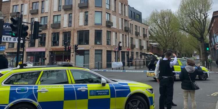 The incident occurred on St James's Road, Bermondsey