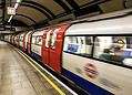 London Underground stock image.