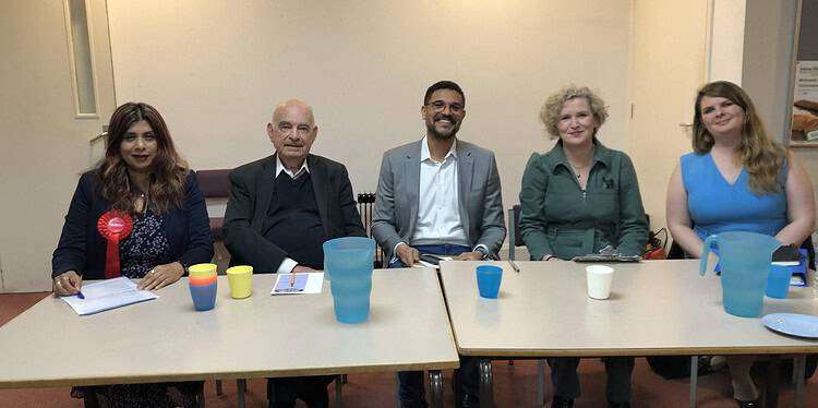 Left to right- Marina Ahmad, Adam Buick, Chris French, Claire Sheppard, Christine Wallace