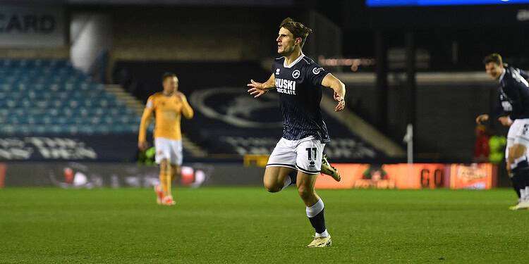 Ryan Longman scored the winner for Millwall. Image: Millwall FC