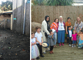 Before and after pictures of The Grove Nursery School garden